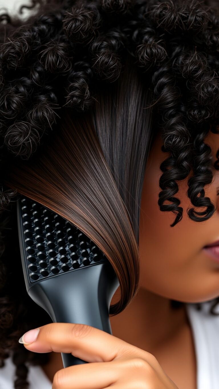 Brosse lissante cheveux crépus : guide 1 brosse lissante cheveux crepus