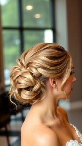 Coiffure mariage cheveux mi-longs : idées