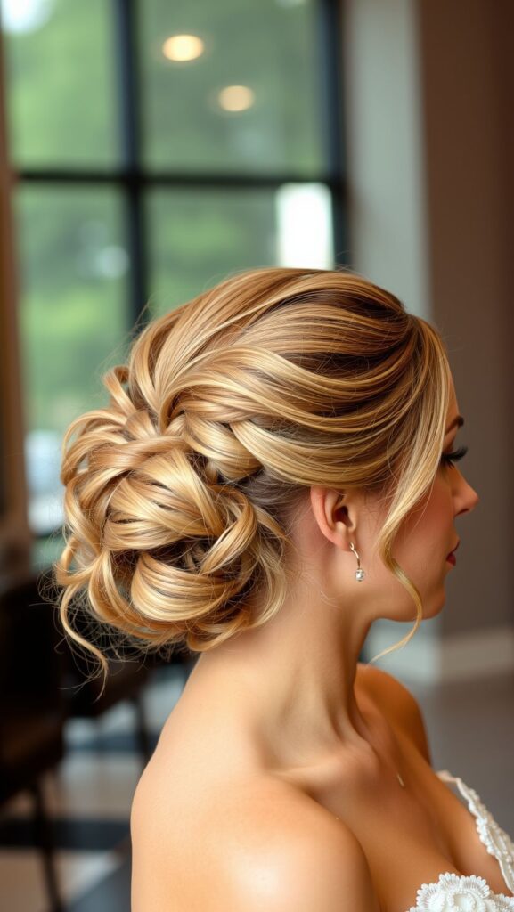 Coiffure mariage cheveux mi-longs : idées