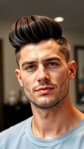 Coupe Pompadour : élégance et astuces