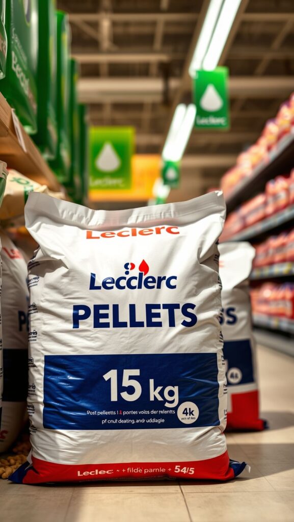 Prix pellets 15 kg Leclerc : infos et astuces