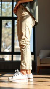 Quelles chaussures avec un chino femme ?