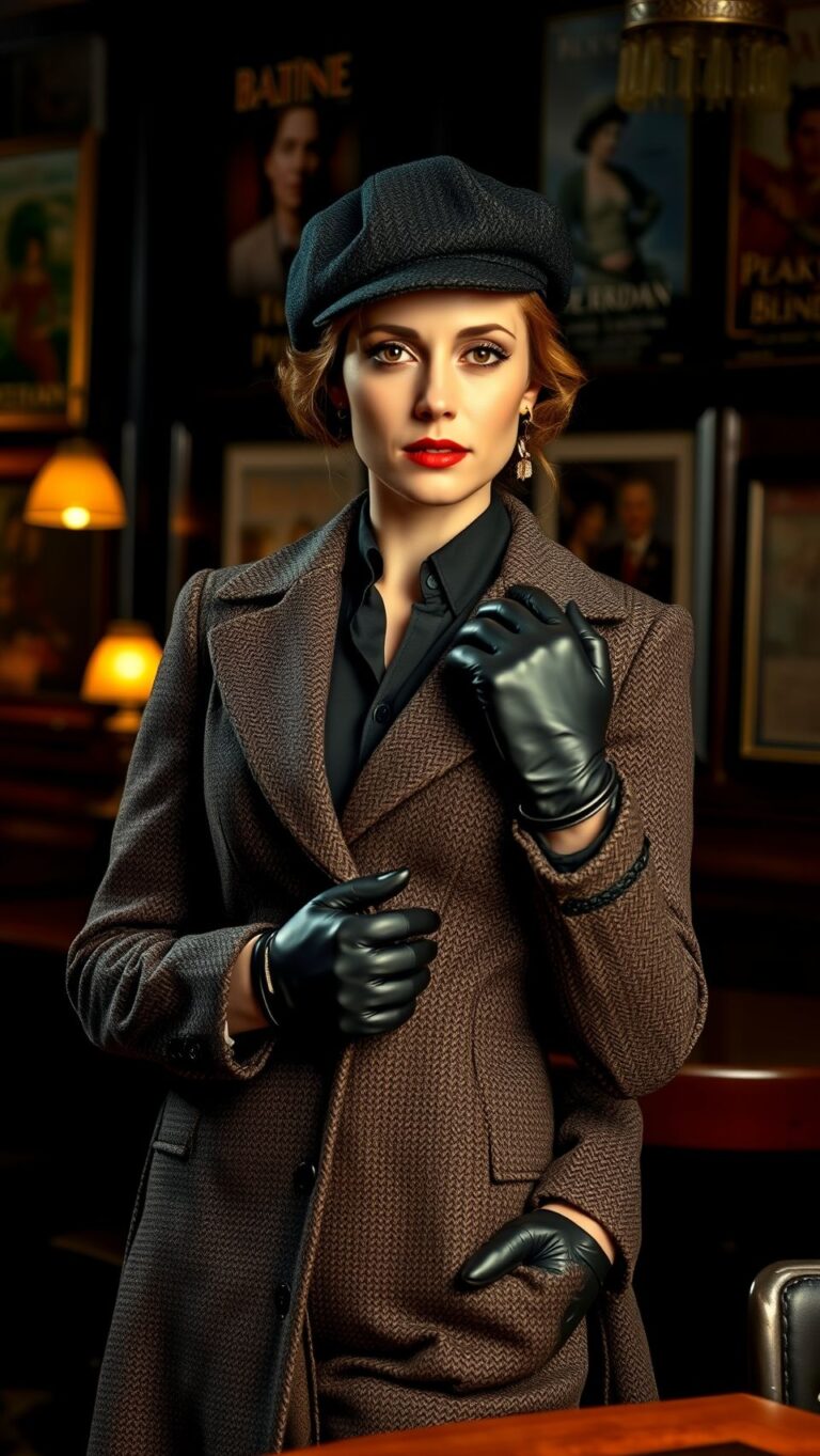 Tenue Peaky Blinders femme : guide complet 30 tenue peaky blinders femme