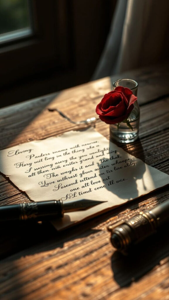 Lettre d’amour : écrire avec émotion