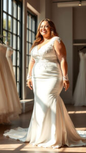 Robe de mariée femme ronde : guide complet