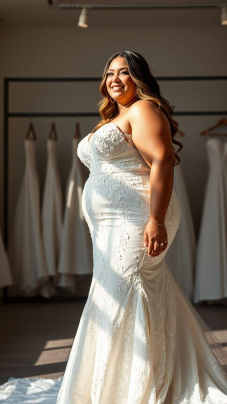 Robe de mariée grande taille : guide complet 57 Robe de mariée grande taille : guide complet