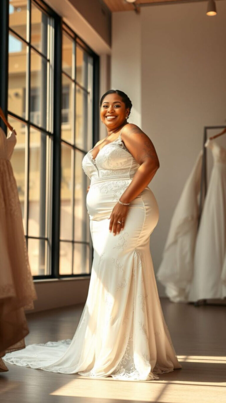 Robe de mariée pour femme ronde : mes conseils 54 Robe de mariée pour femme ronde : mes conseils