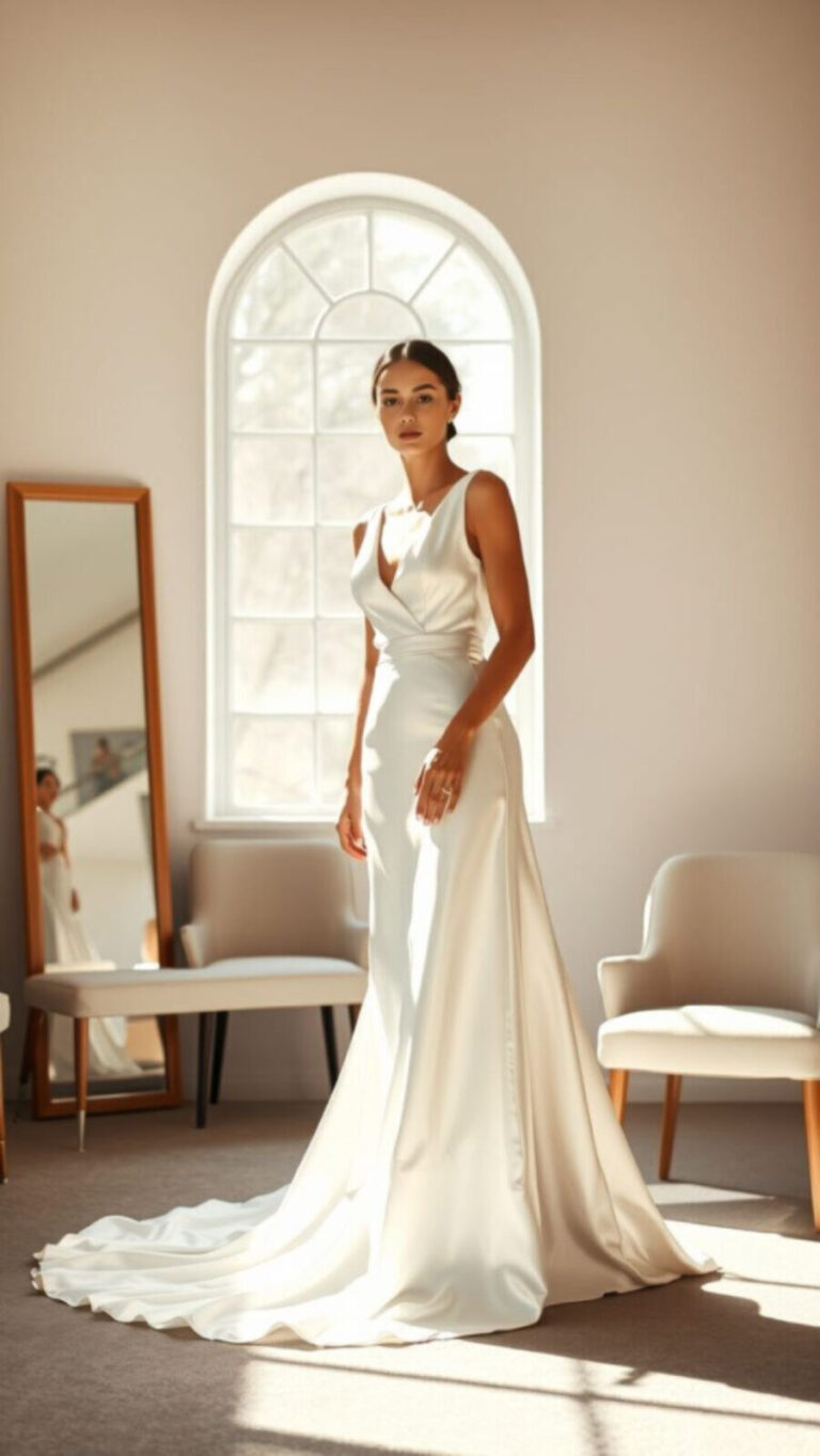 Robe de mariée trapèze : Élégance et confort 49 Robe de mariée trapèze : Élégance et confort